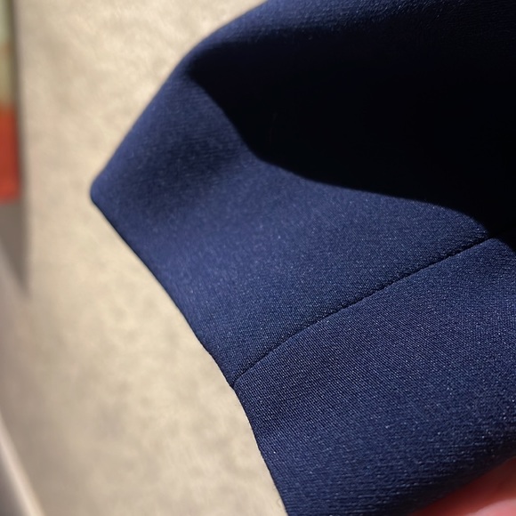 NWOT/HbyHALSTON Classic style Navy Topper Trench Coat. Never worn, like NEW! 16 - Picture 7 of 15